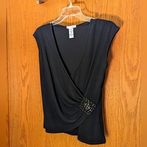 3/$40 NWT Vol 1 Black Spandex Evening Top